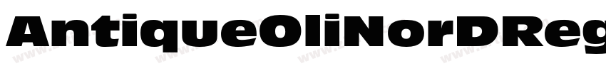 AntiqueOliNorDReg Re字体转换